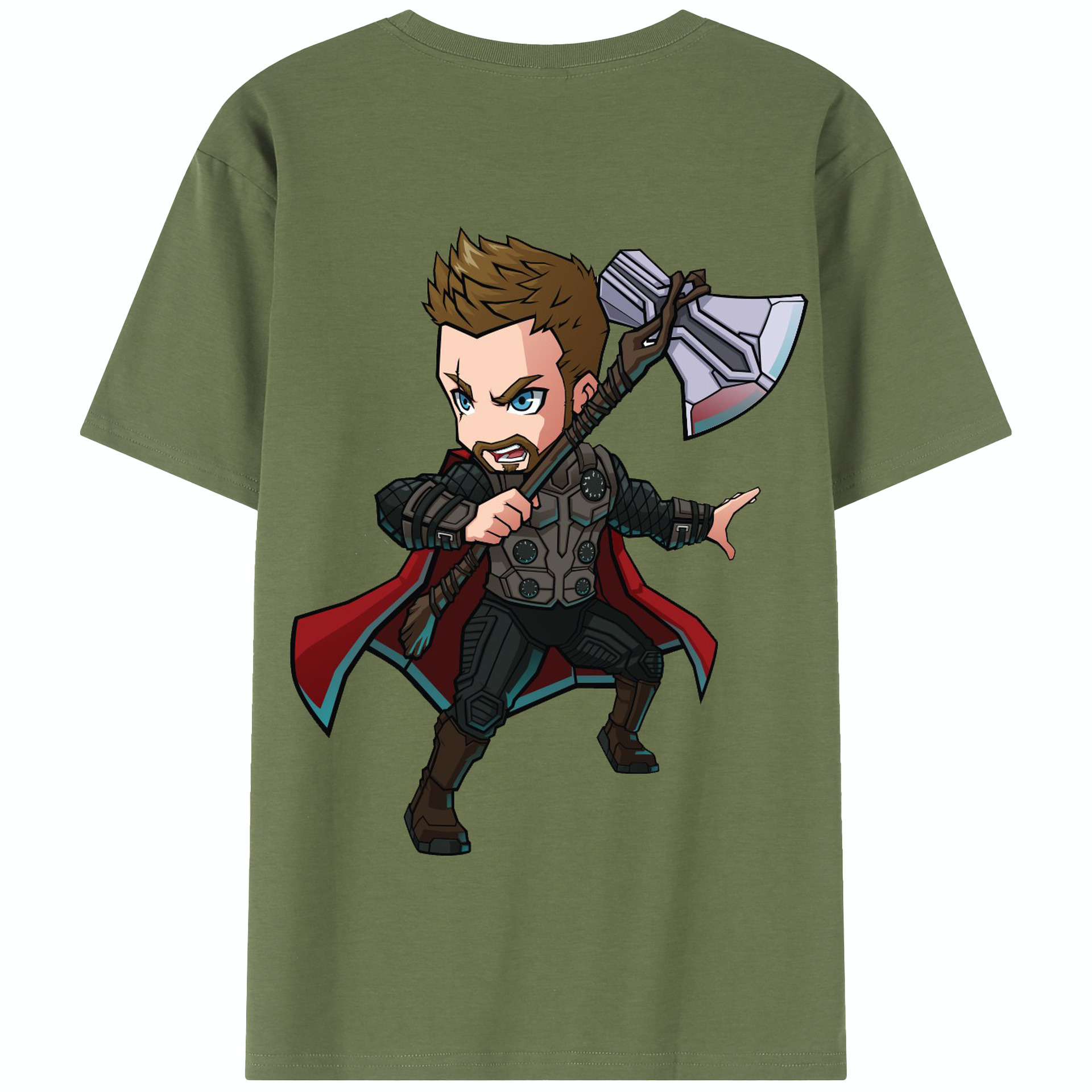 （画像用） アベンジャーズ The Avengers 綿100％半袖Tシャツ（背面プリント）